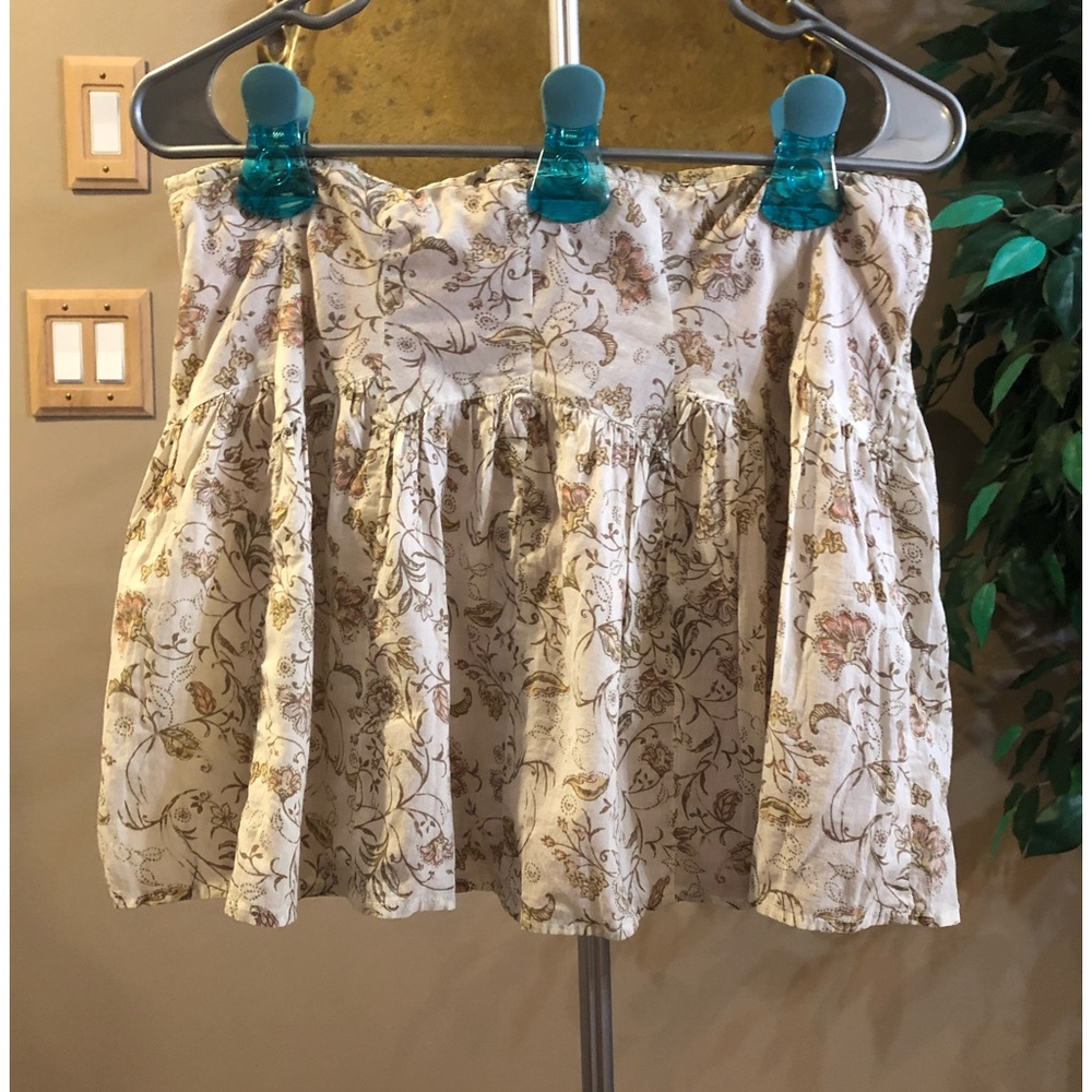 Floral Cream Skirt